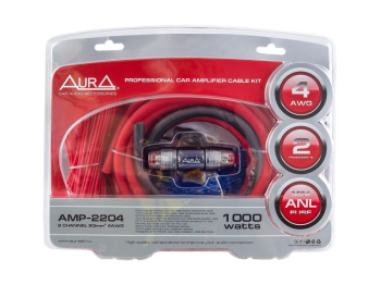 AURA AMP-2204 Комплект для подключения 2-х канального усилителя