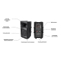 AUDIOCENTER MA12 Активная акустическая система, DSP, Bluetooth, 12”, 50Гц-20кГц, 131 дБ, 1600 Вт