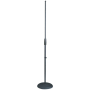 PS-SOUND MS-025, микрофонная cтойка, прямая, круглое основание