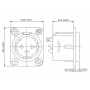 Neutrik NC3MD-L-B-1 Разъем XLR панельный D-size 3-пин "папа"