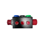 BELBOX BB-1601-1MR, устройство распределительное, вход CEE-380В/16А, выход CEE-380В/16А + 6xSHUKO-220В/16А, индикаторы включения фар (Серия: staNdart, Степень защиты: IP44)