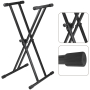 PS-SOUND KS-010, стойка для клавишных инструментов, ХХ, черная
