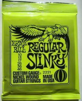 Струны Ernie Ball 2221, Regular, 10-46, никель, hexagonal core