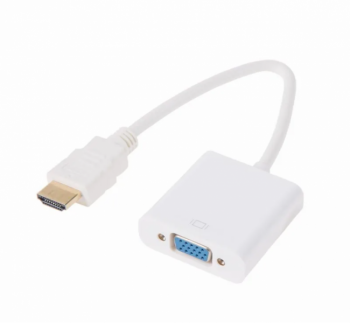 Переходник штекер HDMI - гнездо VGA провод REXANT