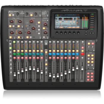 Behringer X32 COMPACT, цифровой микшерный пульт, 16 входов, 25 шин, 8 выходов