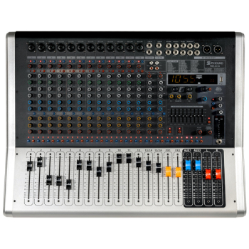 PS-SOUND PMX-KC16, активный микшерный пульт, 12 моно, 2 стерео, процессор эффектов, USB, MP3+BT, 2x650/450Вт на 4/8Ом