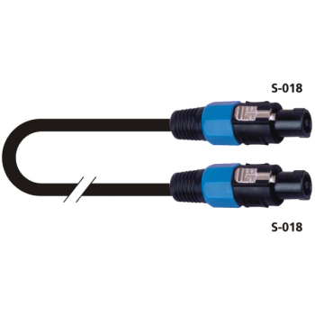 PS-SOUND SS-003B-10, кабель готовый Speakon x Speakon, 10м, 2x1.5
