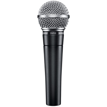 Shure SM58-LCE, динамический вокальный микрофон, кардиоида, без кнопки, 50Гц-15кГц