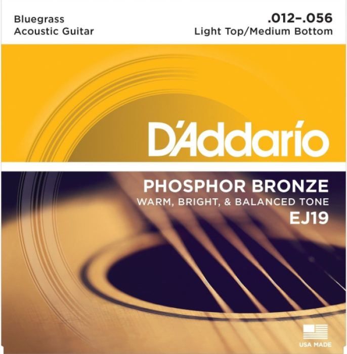 D'Addario EJ19, фосфорная бронза 80/20 12-56