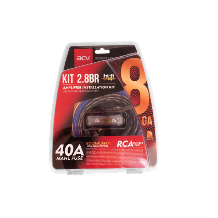 ACV KIT 2.8BR Комплект для 2-канального усилителя