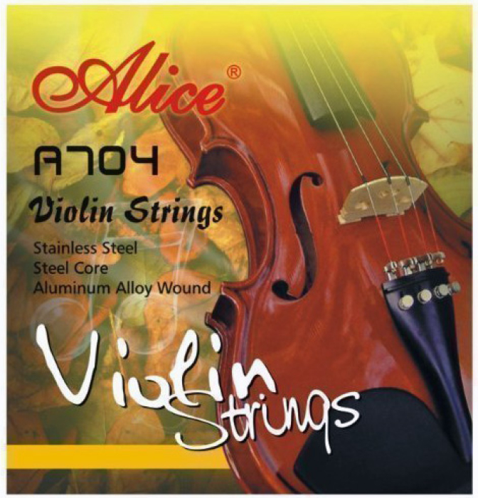 Струны для скрипки (комплект) A704 Alice