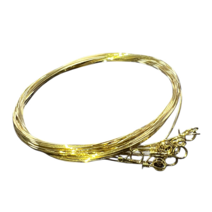 Струны ZAHAROV для цимбал Прима гладкие набор 10 шт