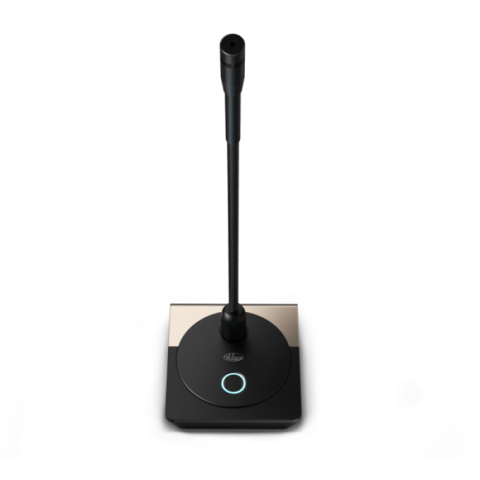 ОКТАВА МКЭ-250, конференц-микрофон "гусиная шея" на подставке, кнопка, индикация