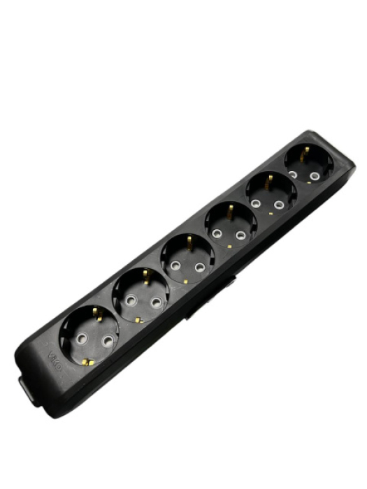 Колодка VIKO by PANASONIC 90133600 6 розеток с заземлением