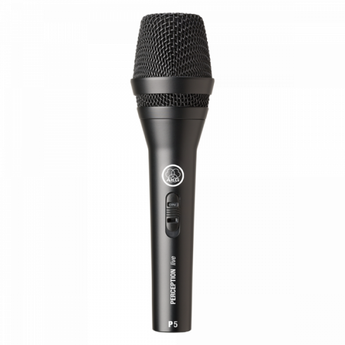 AKG P5 S, динамический вокальный микрофон, суперкардиоида, с кнопкой, 40-20000Гц
