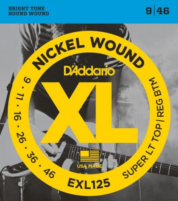 EXL125 Струны для электрогитары D'Addario