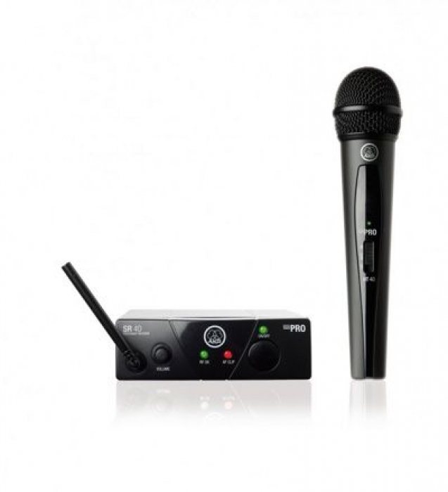 AKG WMS40 MINI SINGLE VOCAL SET, радиосистема с ручным передатчиком, UHF