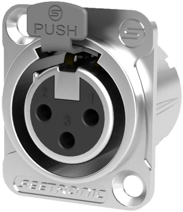 Seetronic MK3F2C Разъем панельный XLR мама