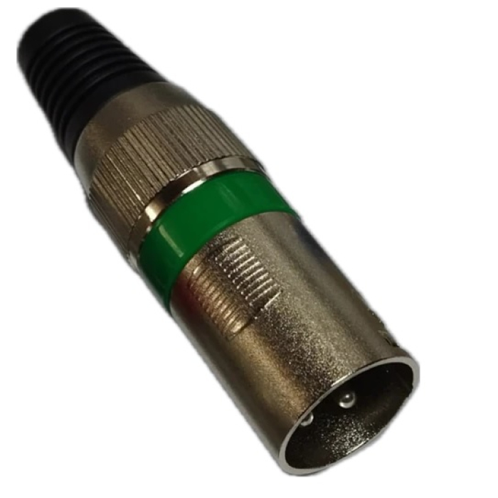 CA407-Green Разъем XLR папа HL Audio