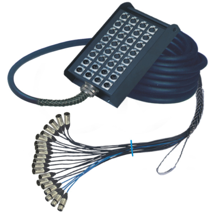 PS-SOUND STB-1204-20, сценический мультикор, 12вх./4вых., 20м