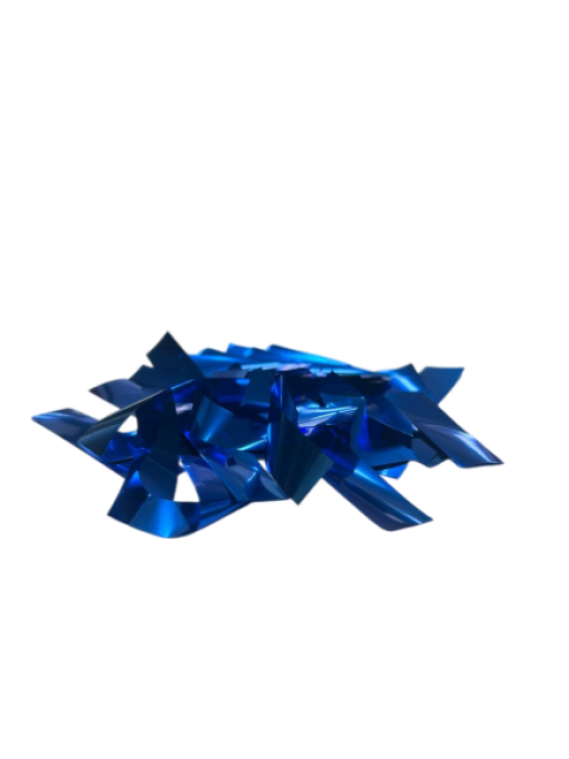 ТКМ-05 Фольгированное конфетти, 1кг, цвет синий