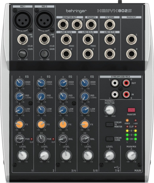 Пульт микшерный Behringer XENYX 802S
