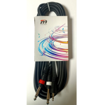 Профессиональный соединительный кабель 5м (с разъемами 2*Jack 6,3 - Jack3,5), True Magic TLC 172b/5m   