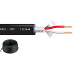 Stage Line MLC-52/SW, кабель микрофонный 2х0.22см, диаметр 6.5 мм, черный