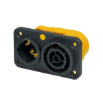 Neutrik NAC3PX Разъем powerCON панельный двойной TRUE1, 16A, POWER IN + POWER OUT