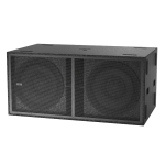 AUDIOCENTER S3218A Активный сабвуфер 2x18” с 4" катушкой, DSP, 26Гц-135Гц, 4000Вт, 140 дБ