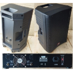 С-212А Звуковой комплект. С-12-2шт с усилителем 2*250Вт и кабелями 2*9м