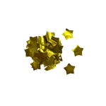 Конфетти GOLD STARS 4.3см, металлизированное, огнестойкое, цветоустойчивое, 1кг
