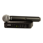 Shure BLX24E/SM58, радиосистема с ручным передатчиком, капсюль SM58