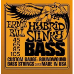 Струны Ernie Ball 2833, Hybrid Bass, 45-105, никель