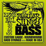 Струны Ernie Ball 2832, Regular Bass, 50-105, никель