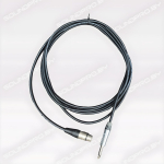 Кабель микрофонный XLR мама на JACK моно, 5м Soundpro (разъемы NC3FXX + MP2X)