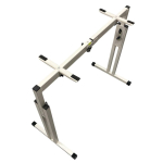 Стойка для электропианино, синтезатора с регулировкой по высоте GRAMMSTAND белая