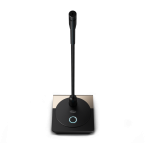 ОКТАВА МКЭ-250, конференц-микрофон "гусиная шея" на подставке, кнопка, индикация