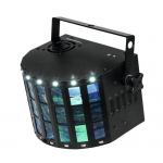 Eurolite LED Mini D-20 Hybrid Beam effect, светодиодный прибор, 4х3Вт RGB, 16 x 0.5 W SMD 5730 LEDs