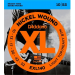 EXL140 Струны для электрогитары D'Addario, никель 10-52